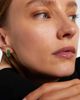 Shay Jewelry Shay Jewelry Scales 18kt gold earrings with emeralds - 2