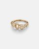 Shay Jewelry Shay Jewelry Serpentine 18kt gold ring with diamonds - 1