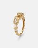 Shay Jewelry Shay Jewelry Serpentine 18kt gold ring with diamonds - 4