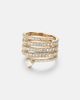 Shay Jewelry Shay Jewelry Spiral Heart 18kt gold ring with diamonds - 1