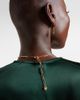 Shay Jewelry Shay Jewelry Starburst 18kt gold necklace with emerald and diamonds - 3