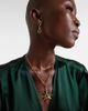 Shay Jewelry Shay Jewelry Starburst 18kt gold necklace with emerald and diamonds - 7