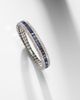 Shay Jewelry Shay Jewelry Stretch 18kt white gold bracelet with sapphires and diamonds - 5