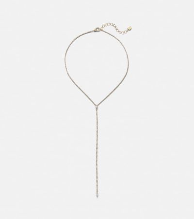 Shay Jewelry Shay Jewelry Thread Y 18kt gold lariat necklace with diamonds