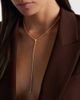 Shay Jewelry Shay Jewelry Thread Y 18kt gold lariat necklace with diamonds - 2