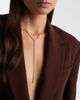 Shay Jewelry Shay Jewelry Thread Y 18kt gold lariat necklace with diamonds - 3