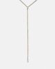 Shay Jewelry Shay Jewelry Thread Y 18kt gold lariat necklace with diamonds - 4