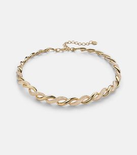 Shay Jewelry Shay Jewelry Wave 18kt gold necklace with diamonds