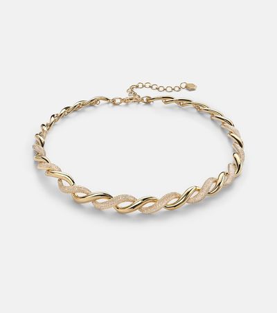 Shay Jewelry Shay Jewelry Wave 18kt gold necklace with diamonds
