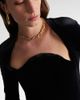 Shay Jewelry Shay Jewelry Wave 18kt gold necklace with diamonds - 2