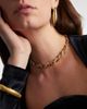 Shay Jewelry Shay Jewelry Wave 18kt gold necklace with diamonds - 3