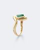 Shay Jewelry Shay Jewelry Zar 18kt gold pinky ring with emerald and diamond - 4