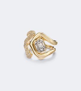 Shay Jewelry Shay Jewelry Zar 18kt gold ring with diamonds