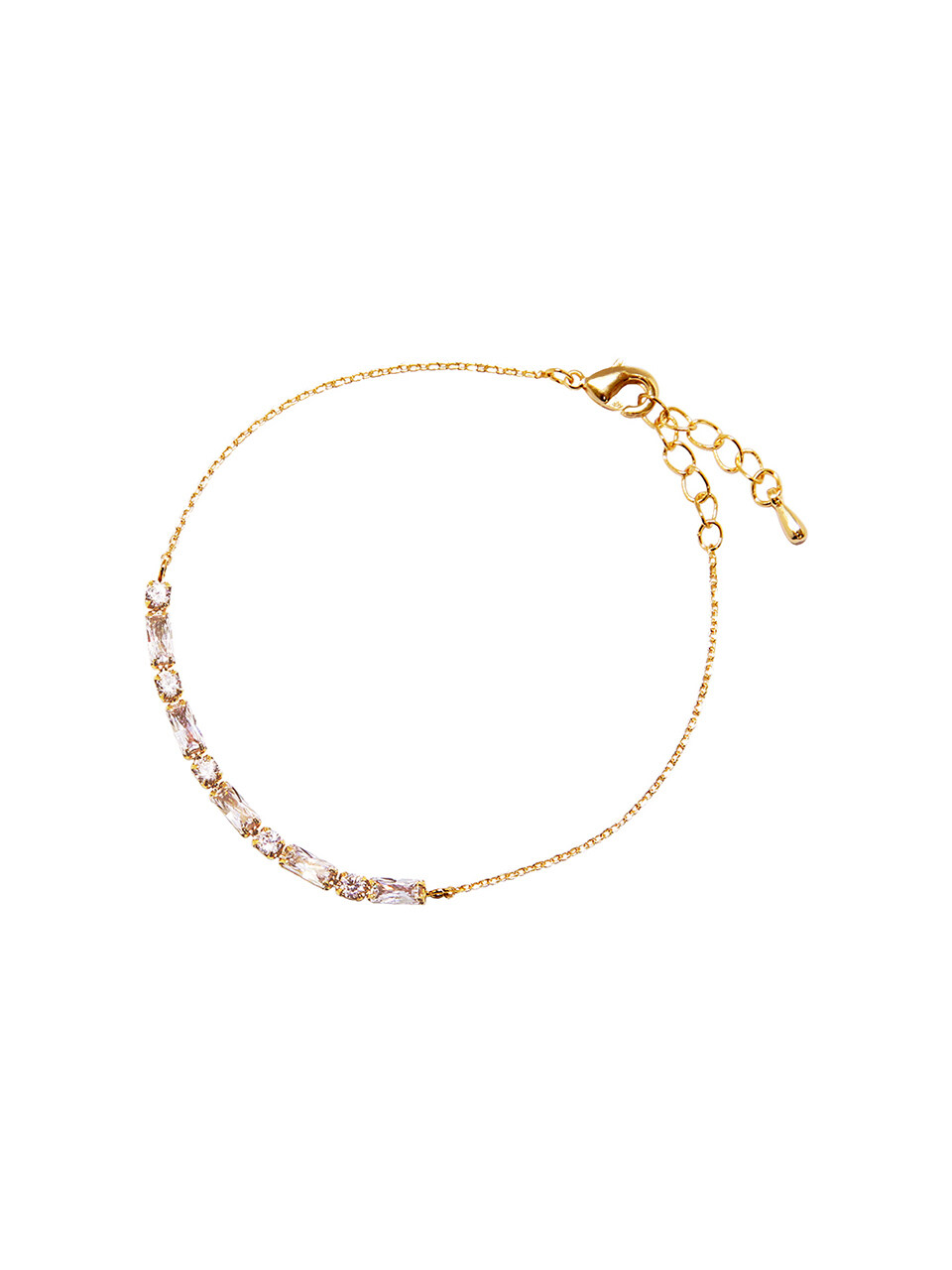 Shertz Combi Cubic Layered Bracelet (14k)