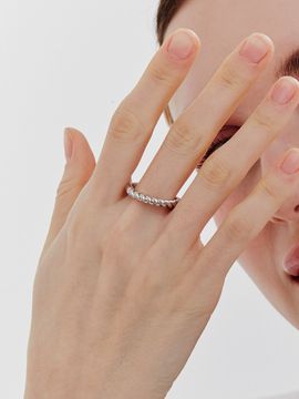 Shertz Half Twisted Daily Open Ring (24K)