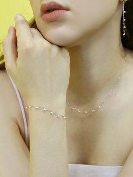 Shertz Mini Pearl Ball Bracelet ( Silver 925 )