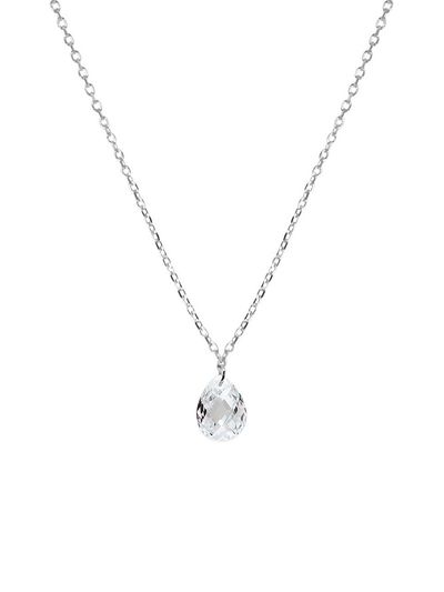 Shertz Swarovski Crystal Pendant Necklace ( Silver 925 )