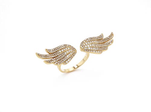Sheryl Lowe Sheryl Lowe 14K Diamond Angel Wing Ring