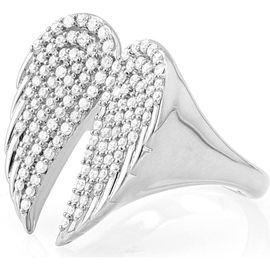 Sheryl Lowe Sheryl Lowe Diamond Folded Angel Wing Ring