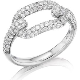 Sheryl Lowe Sheryl Lowe Diamond Paperclip Ring
