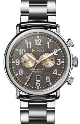 Shinola Shinola 'The Runwell Chrono' Bracelet Watch, 47mm