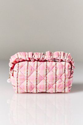 Shiraleah Scarlett Quilted Small Zip Pouch