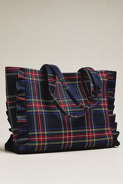 Shiraleah Scottie Ruffled Tote Bag