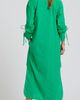 SHIRTY SHIRTY Gathered Long Sleeve Cotton Maxi Dress - 2