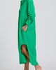 SHIRTY SHIRTY Gathered Long Sleeve Cotton Maxi Dress - 3
