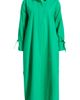 SHIRTY SHIRTY Gathered Long Sleeve Cotton Maxi Dress - 5