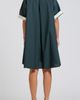SHIRTY SHIRTY Grossgrain Ribbon Cotton Trapeze Shirtdress - 2