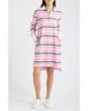 SHIRTY SHIRTY Robbie Summer Rugby Stripe Cotton Jersey Dress - 1