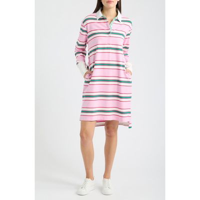 SHIRTY SHIRTY Robbie Summer Rugby Stripe Cotton Jersey Dress