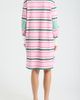 SHIRTY SHIRTY Robbie Summer Rugby Stripe Cotton Jersey Dress - 2