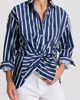 SHIRTY SHIRTY Stripe Boyfriend Shirt - 4