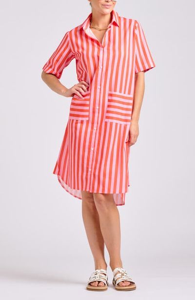 SHIRTY SHIRTY Stripe Shirtdress