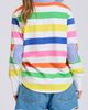 SHIRTY SHIRTY Summer Stripe Cotton Rugby Sweatshirt - 2