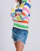 SHIRTY SHIRTY Summer Stripe Cotton Rugby Sweatshirt - 5
