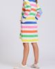 SHIRTY SHIRTY Summer Stripe Oversize Long Sleeve Stretch Cotton Shirtdress - 2