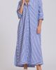 SHIRTY SHIRTY Sybil Stripe Long Sleeve Cotton Shirtdress - 1