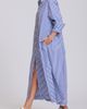 SHIRTY SHIRTY Sybil Stripe Long Sleeve Cotton Shirtdress - 4