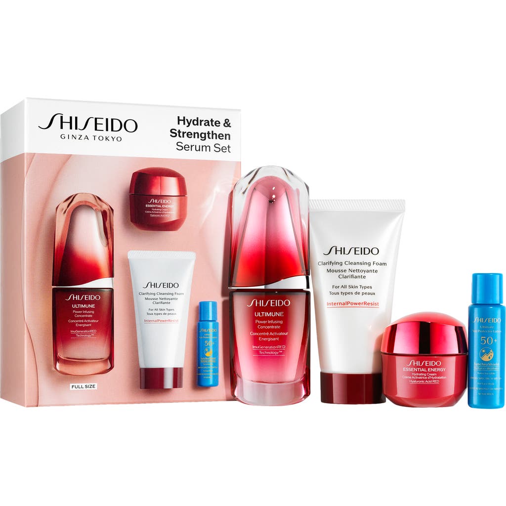 Shiseido Shiseido Hydrate & Strengthen Skin Care Set USD $123 Value 