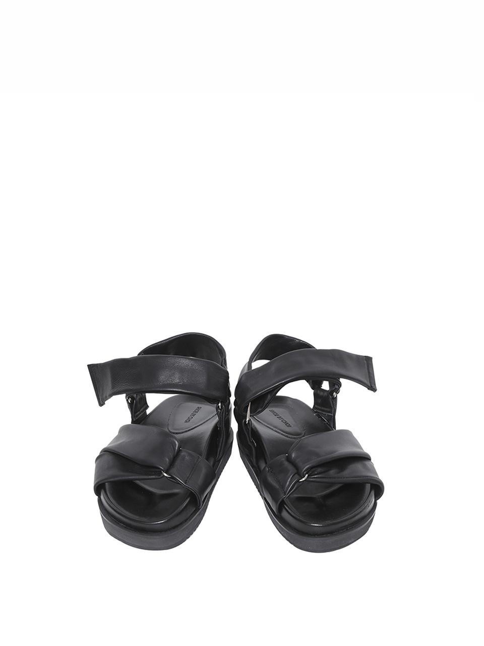 SHOE BY CHOI Velcro Platform Sandals_Black (4cm)