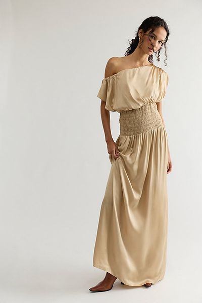 Shona Joy Shona Joy Agnes Shirred Maxi Dress