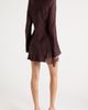 Shona Joy Shona Joy Allgra Asymmetric Lace Panel Charmeuse Minidress - 2