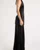 Shona Joy Shona Joy Bianca Sequin Plunge Halter Satin Gown - 3