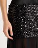 Shona Joy Shona Joy Bianca Sequin Plunge Halter Satin Gown - 4