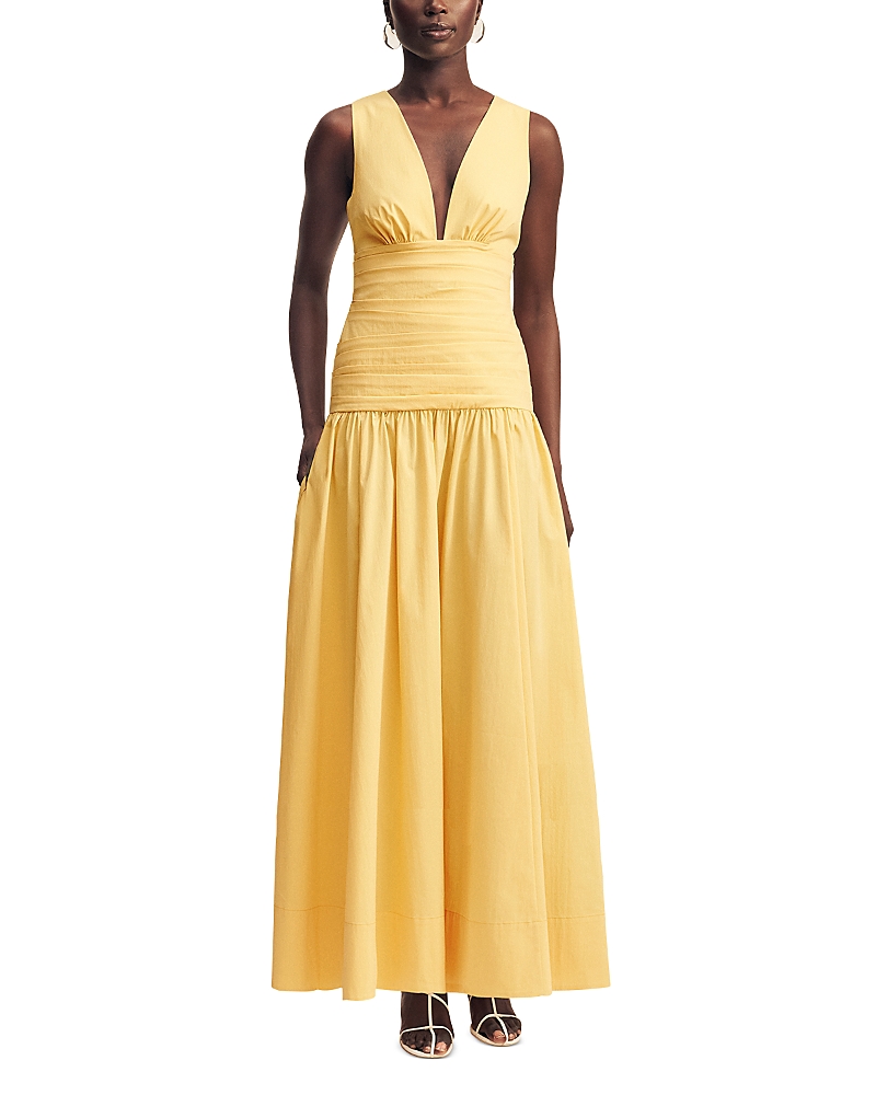 gold shona joy dress Shona Joy Royale Strapless Lace Up Mini Dress in Gold – Coco & Lola