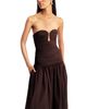 Shona Joy Shona Joy Campbell Pleated Drop Waist Maxi Dress - 3