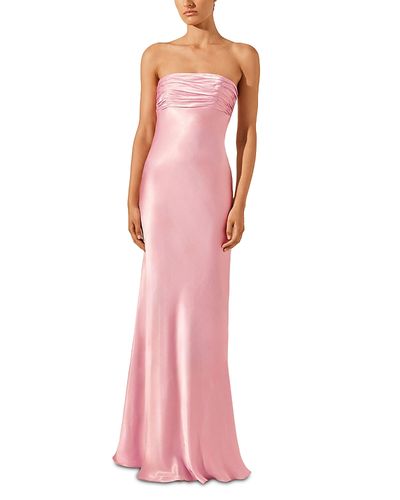 Shona Joy Shona Joy La Lune Strapless Ruched Bodice Gown